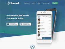 Tablet Screenshot of koosmik.com